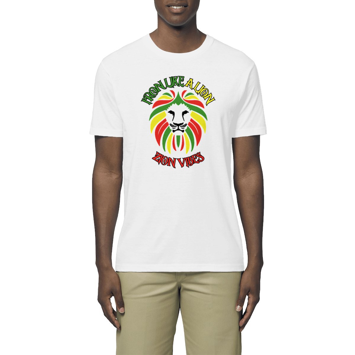 TEE SHIRT BIO PREMIUM SURF SKATE ZION VIBES SHIRT ISLAND BLANC MODEL