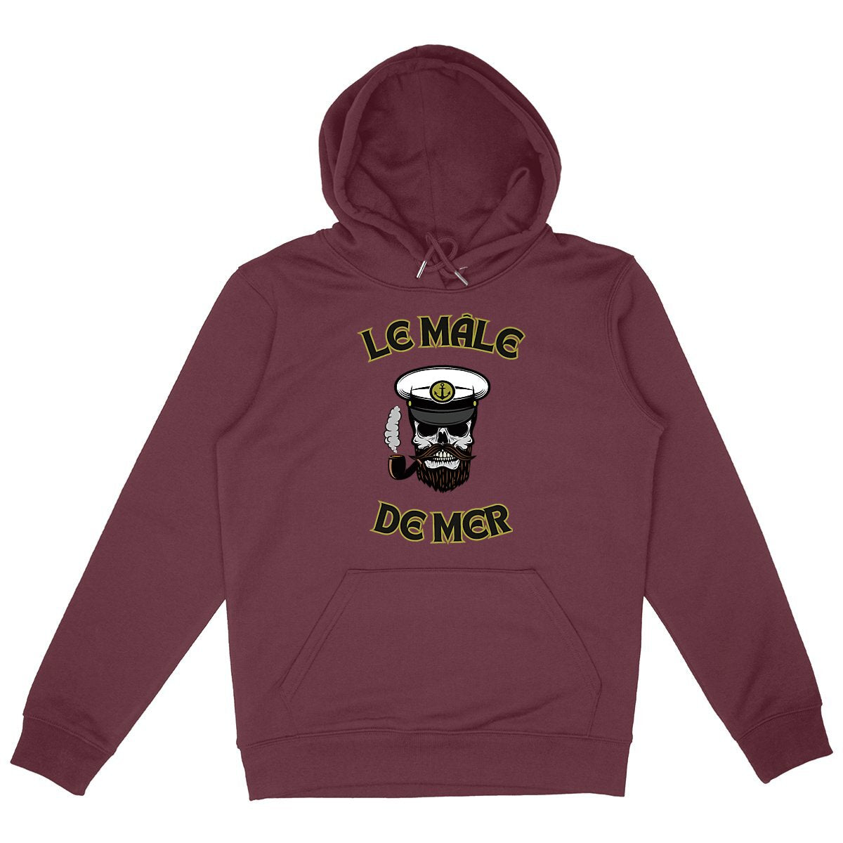 SWEATSHIRT A CAPUCHE PREMIUM SURF LE MALE DE MER SHIRT ISLAND BORDEAUX