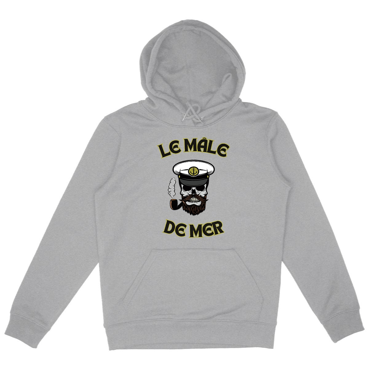 SWEATSHIRT A CAPUCHE PREMIUM SURF LE MALE DE MER SHIRT ISLAND GRIS