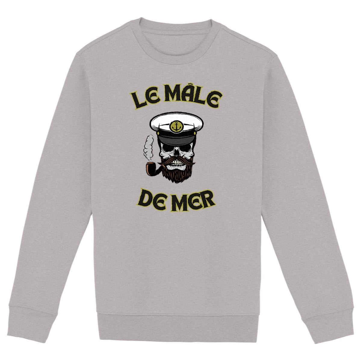SWEATSHIRT BIO PREMIUM SURF LE MALE DE MER SHIRT ISLAND GRIS