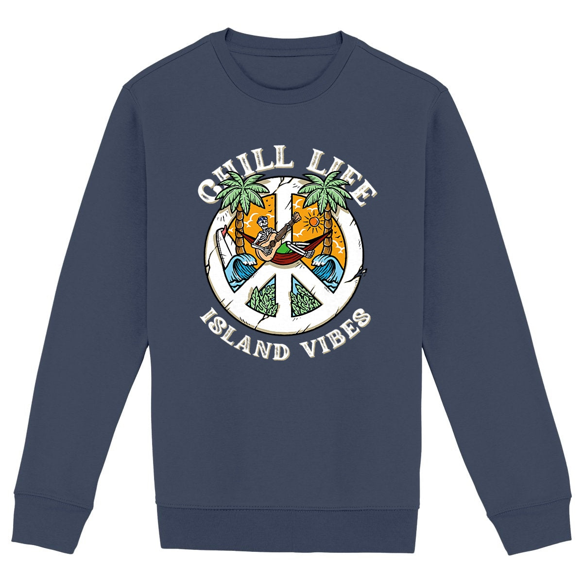 SWEATSHIRT BIO PREMIUM SURF CHILL LIFE SHIRT ISLAND MARINE