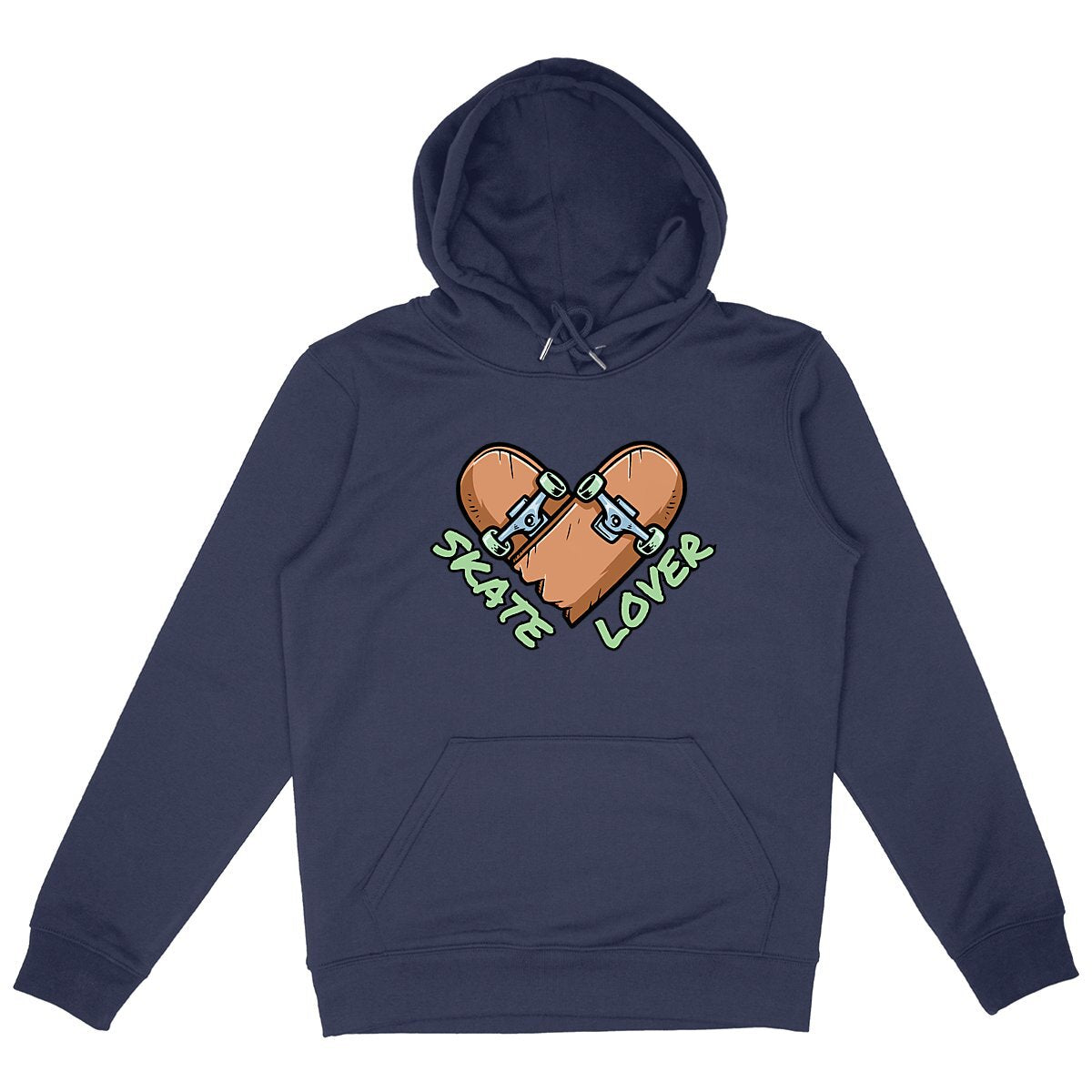 SWEATSHIRT A CAPUCHE BIO PREMIUM SKATE LOVER SHIRT ISLAND MARINE