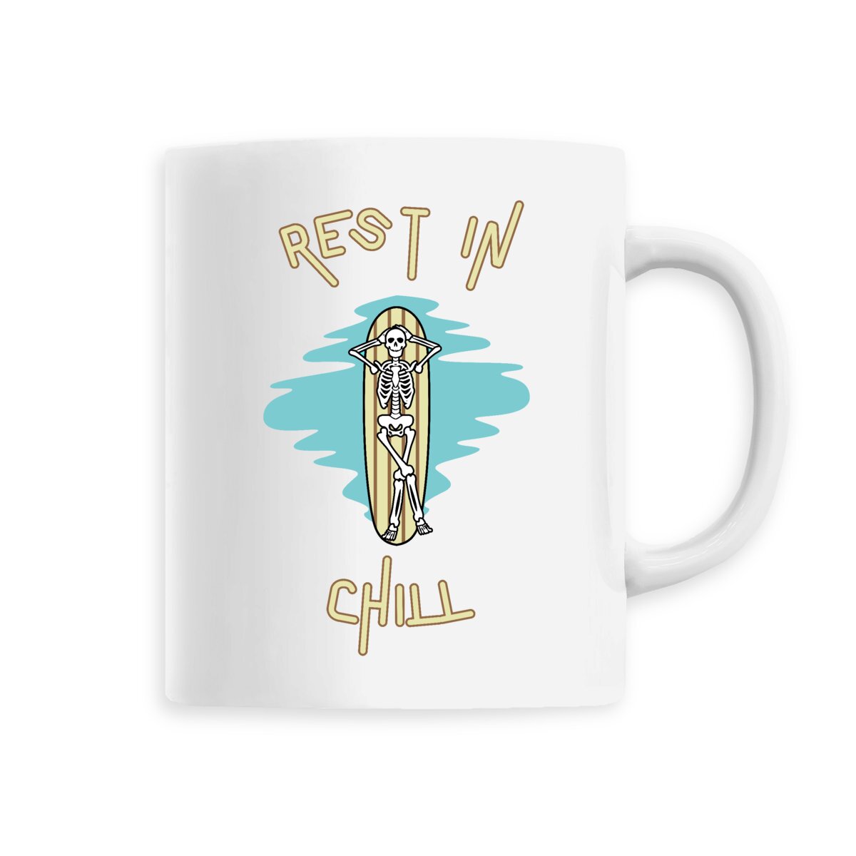 MUG CERAMIQUE SURF REST IN CHILL SHIRT ISLAND