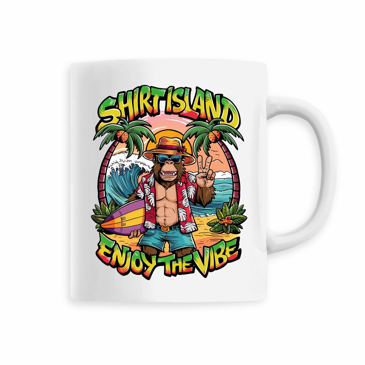 MUG CERAMIQUE SURF SHIRT ISLAND