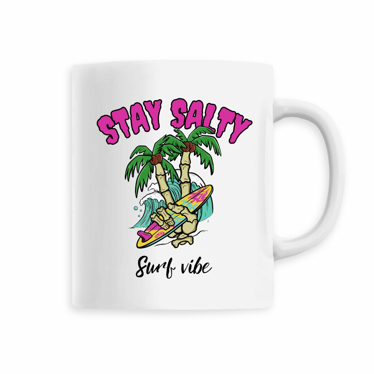 MUG CERAMIQUE SURF STAY SALTY SHIRT ISLAND