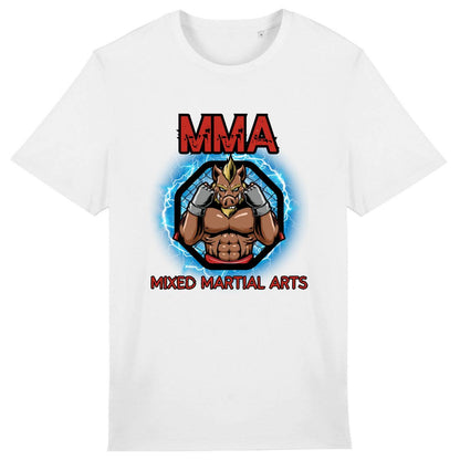 TEE SHIRT BIO PREMIUM MMA SHIRT ISLAND BLANC