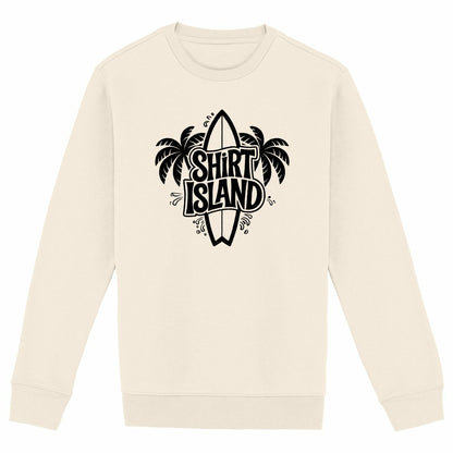 SWEATSHIRT BIO PREMIUM SURF SHIRT ISLAND IVOIRE