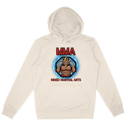 SWEATSHIRT A CAPUCHE BIO PREMIUM MMA SHIRT ISLAND IVOIRE