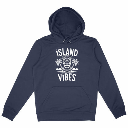 SWEATSHIRT A CAPUCHE BIO PREMIUM SURF ISLAND VIBES SHIRT ISLAND MARINE