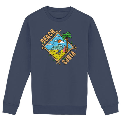 SWEATSHIRT BIO PREMIUM SURF BEACH VIBES SHIRT ISLAND MARINE