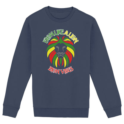 SWEATSHIRT BIO PREMIUM REGGAE ZION VIBES SHIRT ISLAND RASTA MARINE