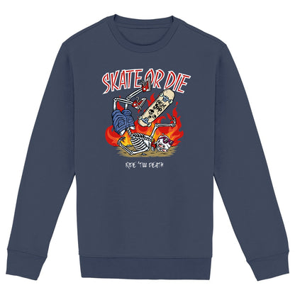 SWEATSHIRT BIO PREMIUM SKATE OR DIE SHIRT ISLAND MARINE