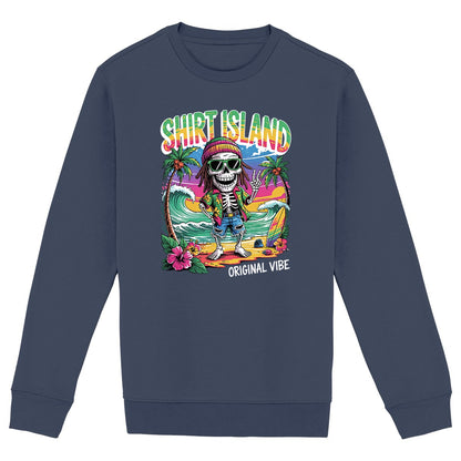 SWEATSHIRT BIO PREMIUM SURF RASTA ORIGINAL VIBE SHIRT ISLAND MARINE
