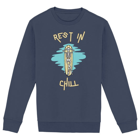 SWEATSHIRT BIO PREMIUM SURF REST IN CHILL SHIRT ISLAND MARINE