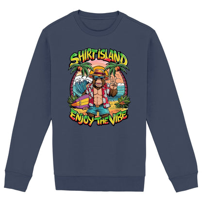 SWEATSHIRT BIO PREMIUM SURF SHIRT ISLAND MARINE