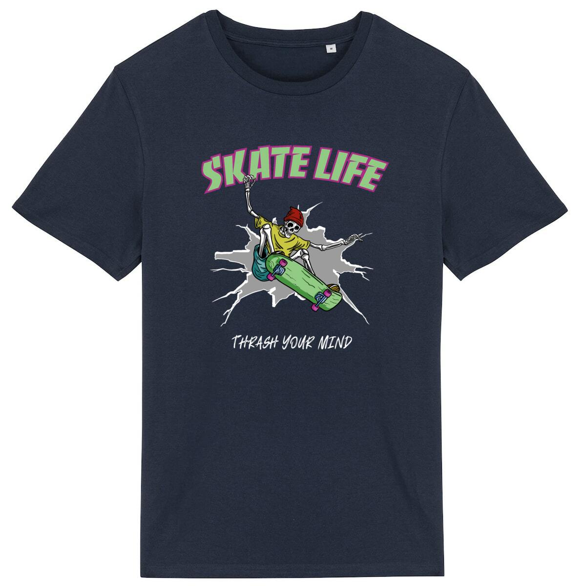 TEE SHIRT BIO PREMIUM SKATE LIFE SHIRT ISLAND MARINE