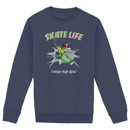 SWEATSHIRT BIO PREMIUM SKATE LIFE SHIRT ISLAND MARINE