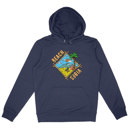 SWEATSHIRT A CAPUCHE BIO PREMIUM SURF BEACH VIBES SHIRT ISLAND MARINE