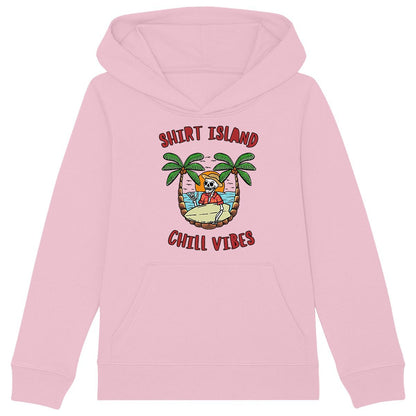 SWEATSHIRT A CAPUCHE KIDS BIO PREMIUM SURF SHIRT ISLAND ROSE