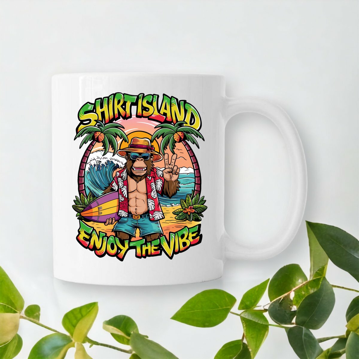 MUG CERAMIQUE SURF SHIRT ISLAND