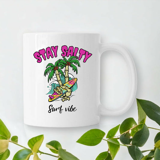 MUG CERAMIQUE SURF STAY SALTY SHIRT ISLAND