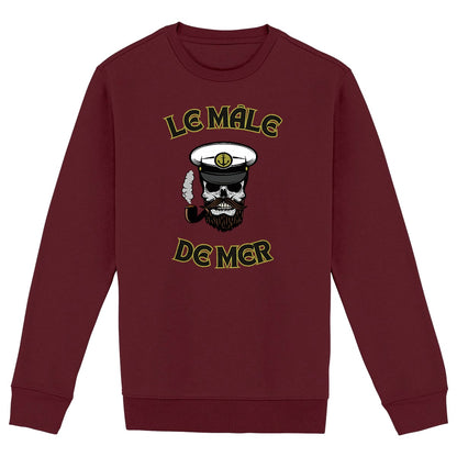 SWEATSHIRT BIO PREMIUM SURF LE MALE DE MER SHIRT ISLAND BORDEAUX
