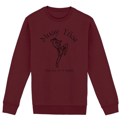 SWEATSHIRT BIO PREMIUM MUAY THAI SHIRT ISLAND BORDEAUX