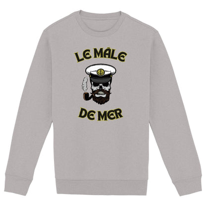 SWEATSHIRT BIO PREMIUM SURF LE MALE DE MER SHIRT ISLAND GRIS