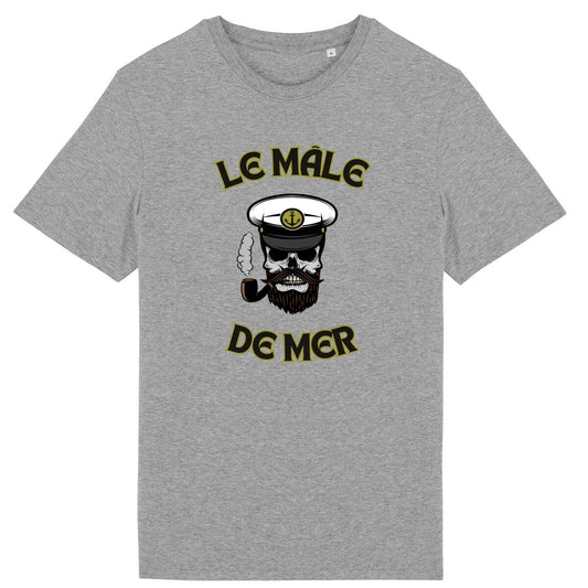 T-SHIRT BIO PREMIUM SURF LE MALE DE MER SHIRT ISLAND GRIS