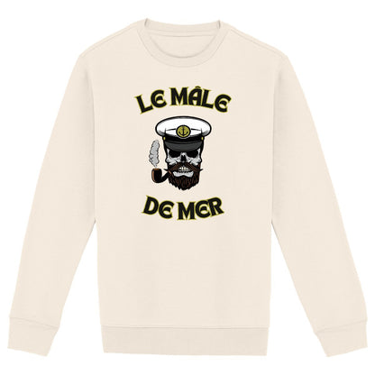 SWEATSHIRT BIO PREMIUM SURF LE MALE DE MER SHIRT ISLAND IVOIRE