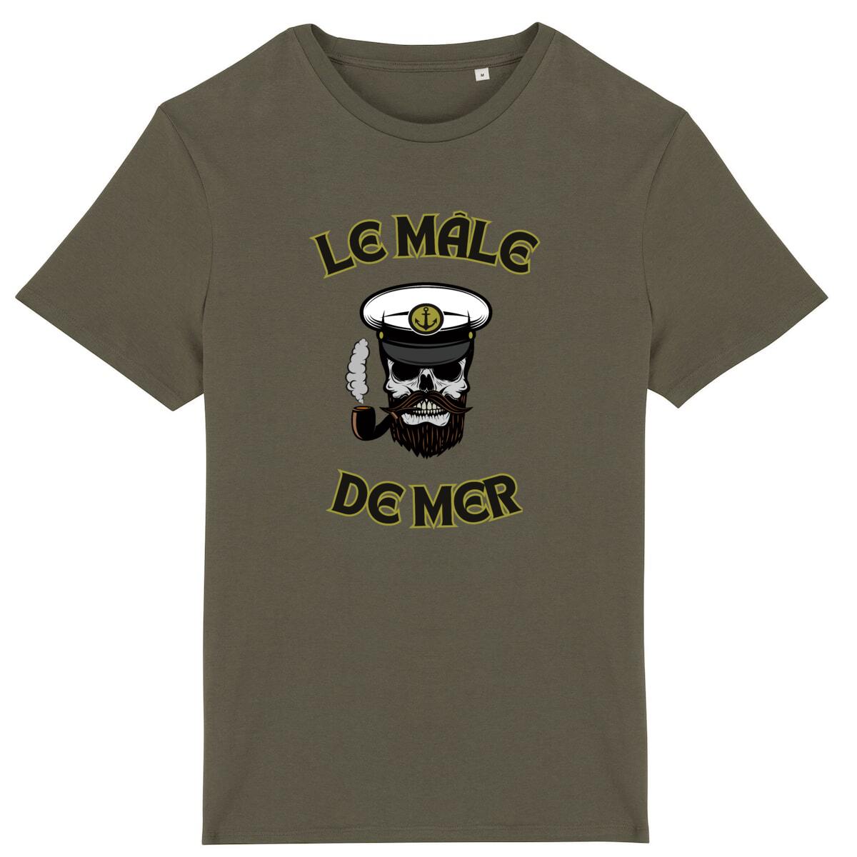 T-SHIRT BIO PREMIUM SURF LE MALE DE MER SHIRT ISLAND KHAKI