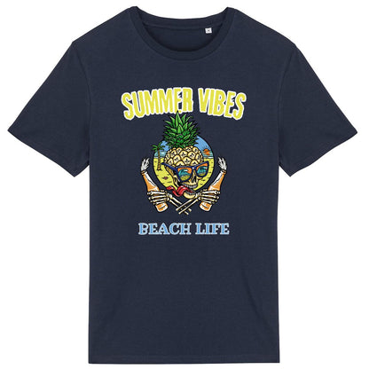 TEE SHIRT BIO PREMIUM SURF SUMMER VIBES SHIRT ISLAND MARINE