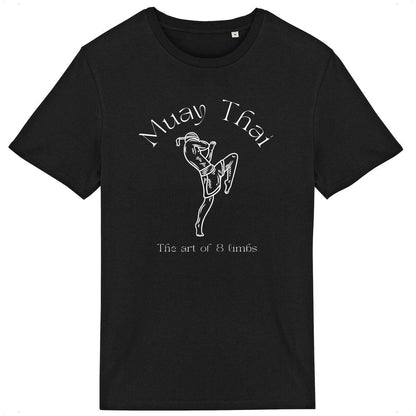 TEE SHIRT BIO PREMIUM MUAY THAI SHIRT ISLAND NOIR