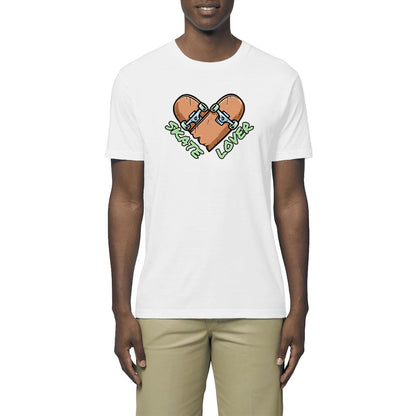 T-SHIRT BIO PREMIUM SKATE LOVER SHIRT ISLAND BLANC MODEL