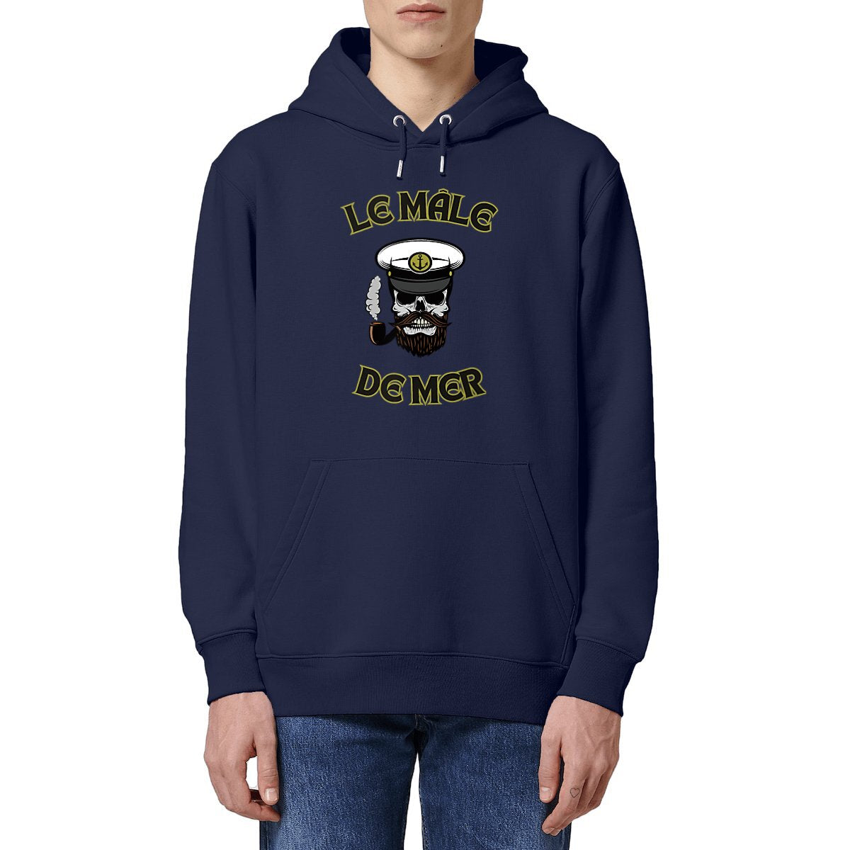 SWEATSHIRT A CAPUCHE PREMIUM SURF LE MALE DE MER SHIRT ISLAND MARINE MODEL